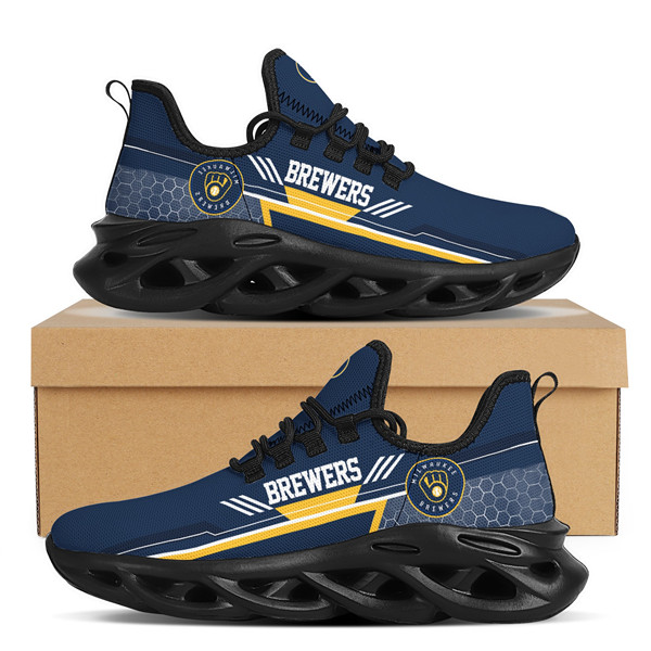 Men's Milwaukee Brewers Flex Control Sneakers 003 - Click Image to Close